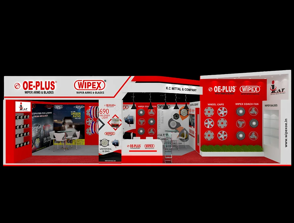10x20 auto show exhibition booth setup by Expo Creators